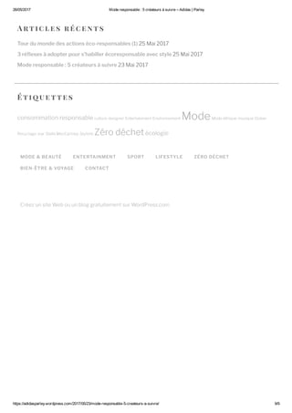 Communication digitale - adidas parley