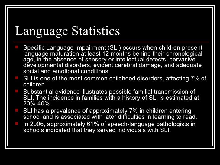 Communication Disorders