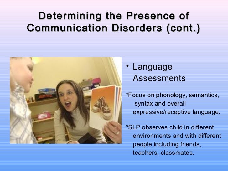 Communication Disorders