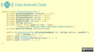 Communication entre android et arduino via bluetooth | PDF