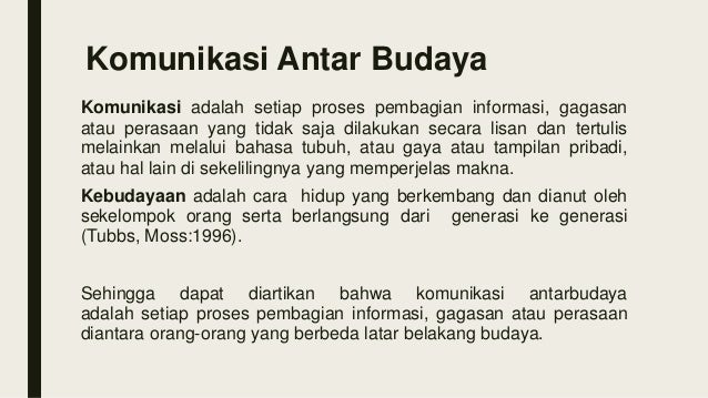 Communication Ethics Komunikasi Antarbudaya