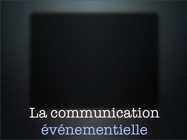 Communication Evenementielle 12long Communication Evenementielle 12long