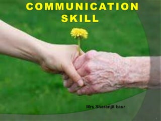 1
COMMUNICATION
SKILL
 
