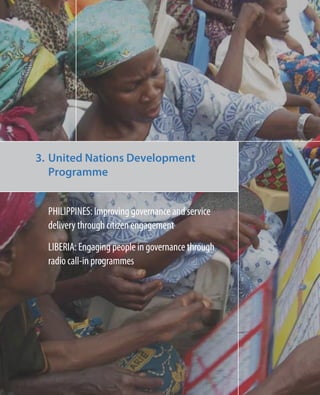 Communication for development strengthening the effectiveness of the united nations