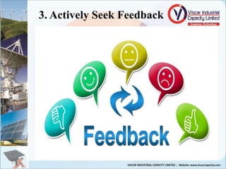 3. Actively Seek Feedback
 