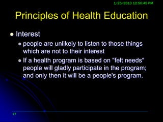 Communication for health_education_2010 Slide 73