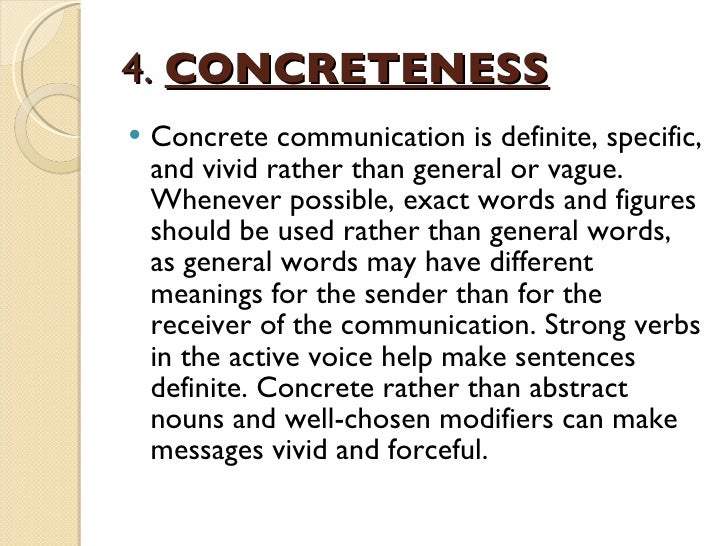 Communication skills