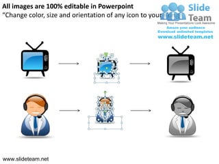All images are 100% editable in Powerpoint
“Change color, size and orientation of any icon to your liking”




www.slideteam.net
 