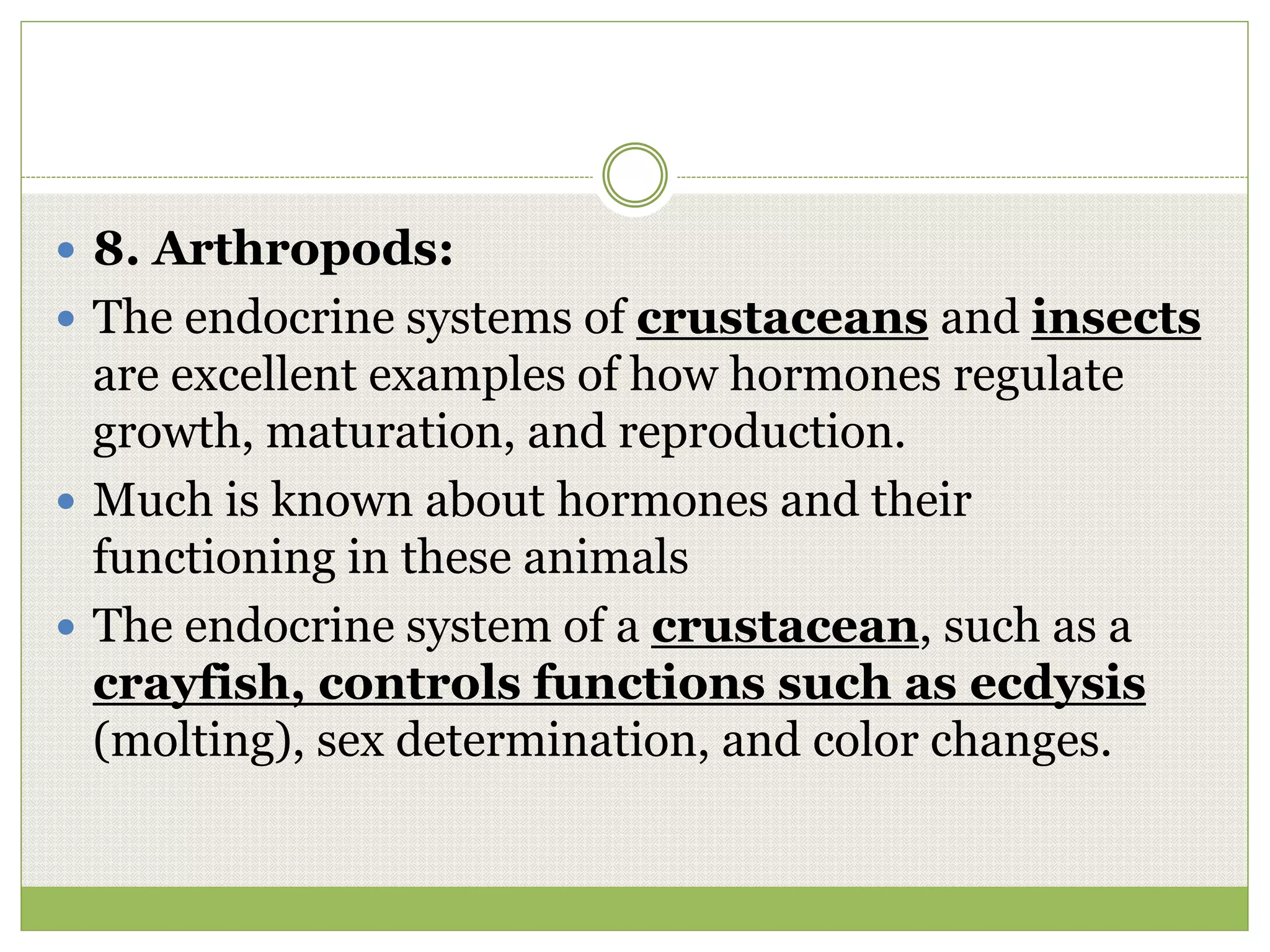 The Endocrine System and Chemical Messengers PPT