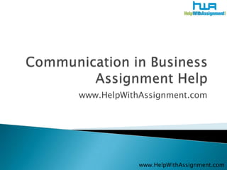 www.HelpWithAssignment.com




            www.HelpWithAssignment.com
 