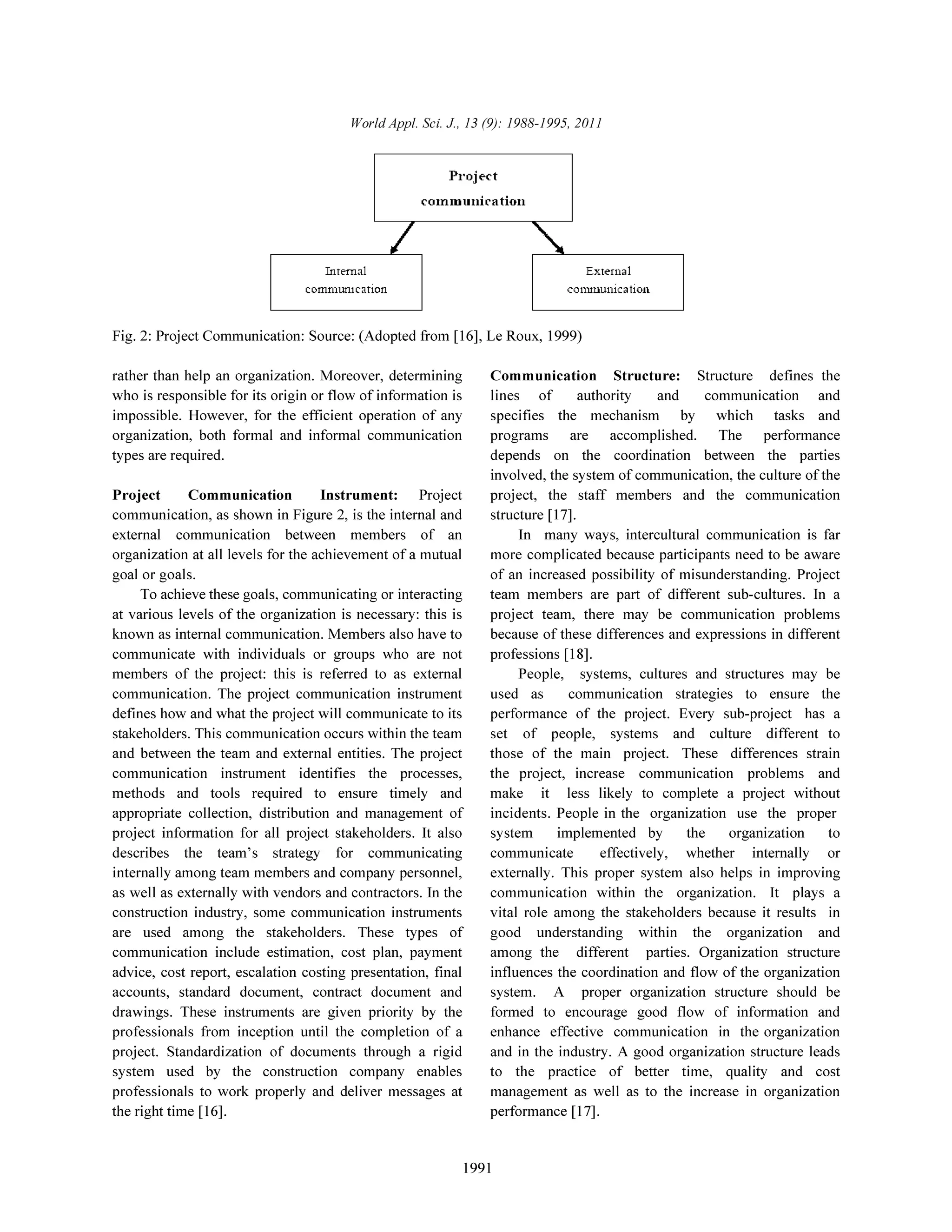 CSCM Communication in construction