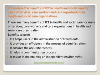 communicating in health and social care organisations
