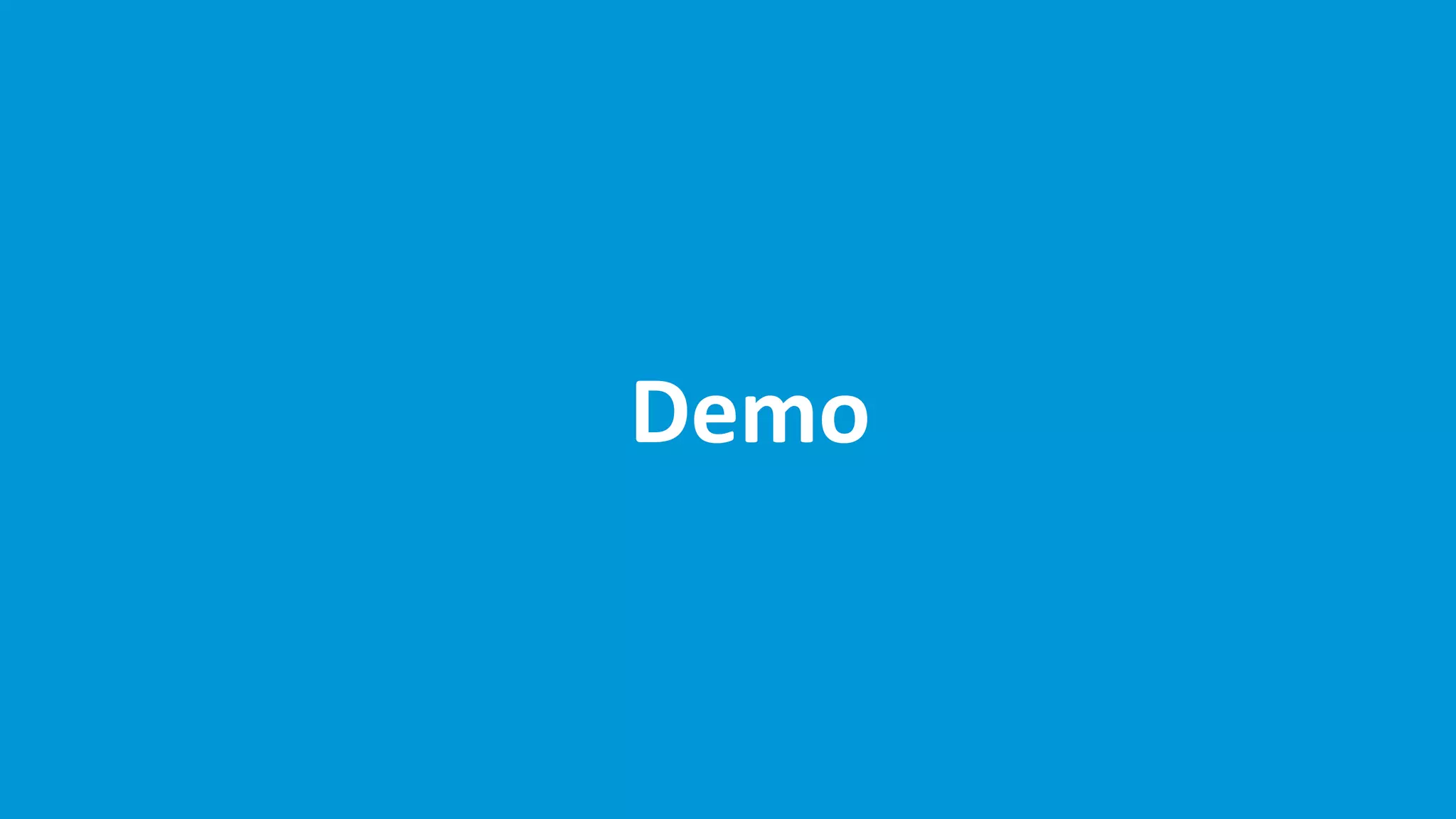 Demo
 