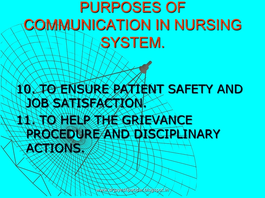 Communication in nursing
