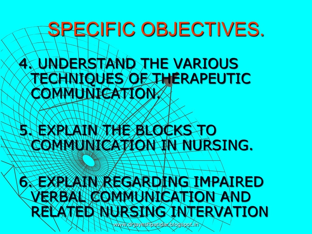 Communication in nursing