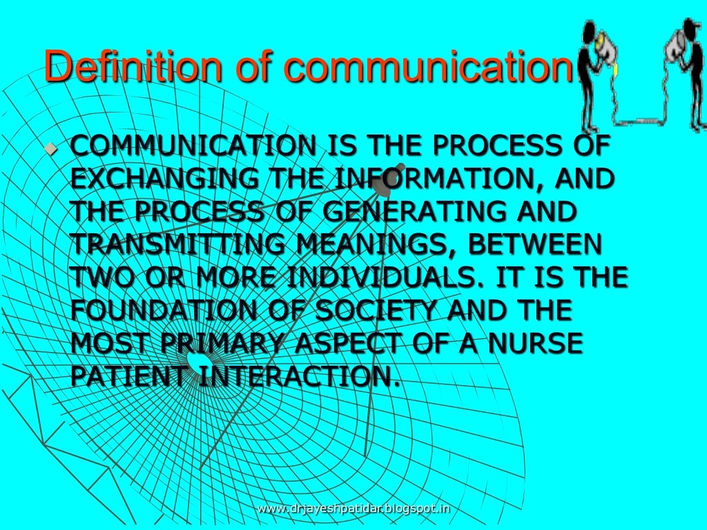 Communication in nursing