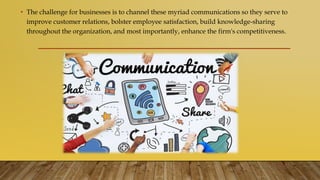 Communication in organizations | PPTX