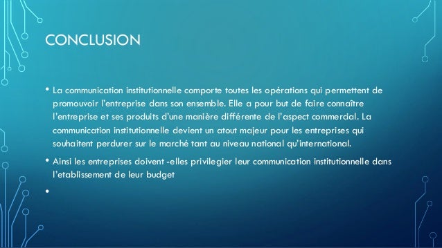 Communication institutionnelle