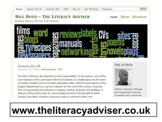 www.theliteracyadviser.co.uk 