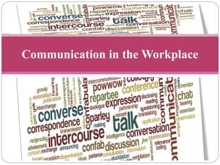 Communication in the Workplace
 