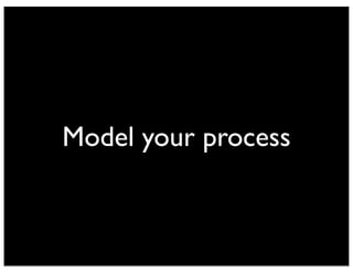 Model your process