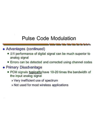 Pulse Code Modulation (PCM).pptx | Digital Audio | Computer Software ...