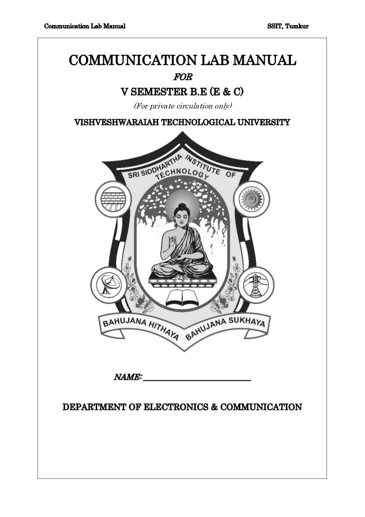 Analog Communication Laboratory Manual