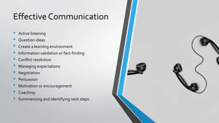 Communication Management Knowledge Area | PPTX