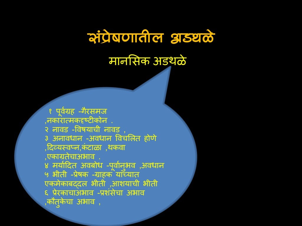 Communication marathi_संप्रेषण