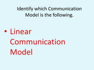 Communication model | PPTX