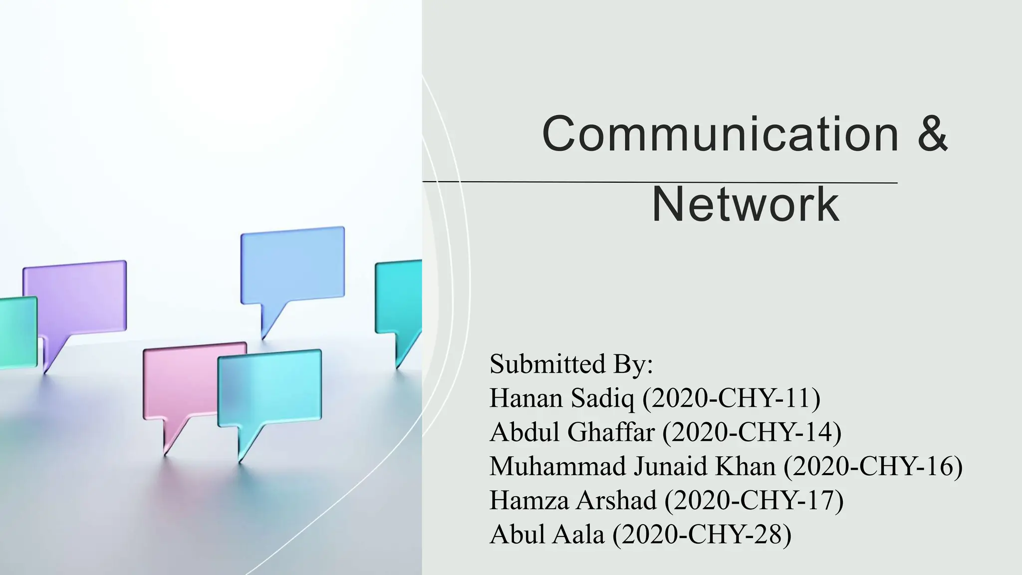 Communication And Network Chapter Computing Fundamentals Ppt Communication And Network Chapter Computing Fundamentals Ppt