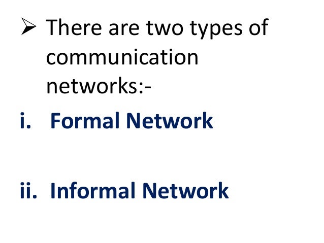communication networks