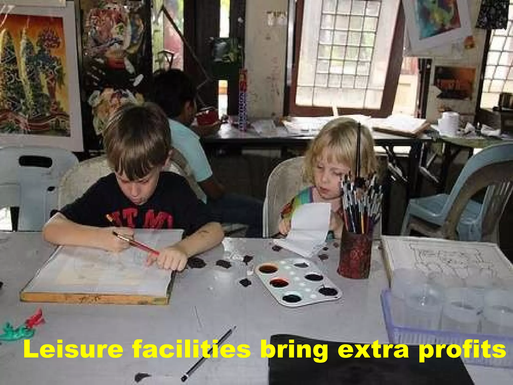 Leisure facilities bring extra profits 