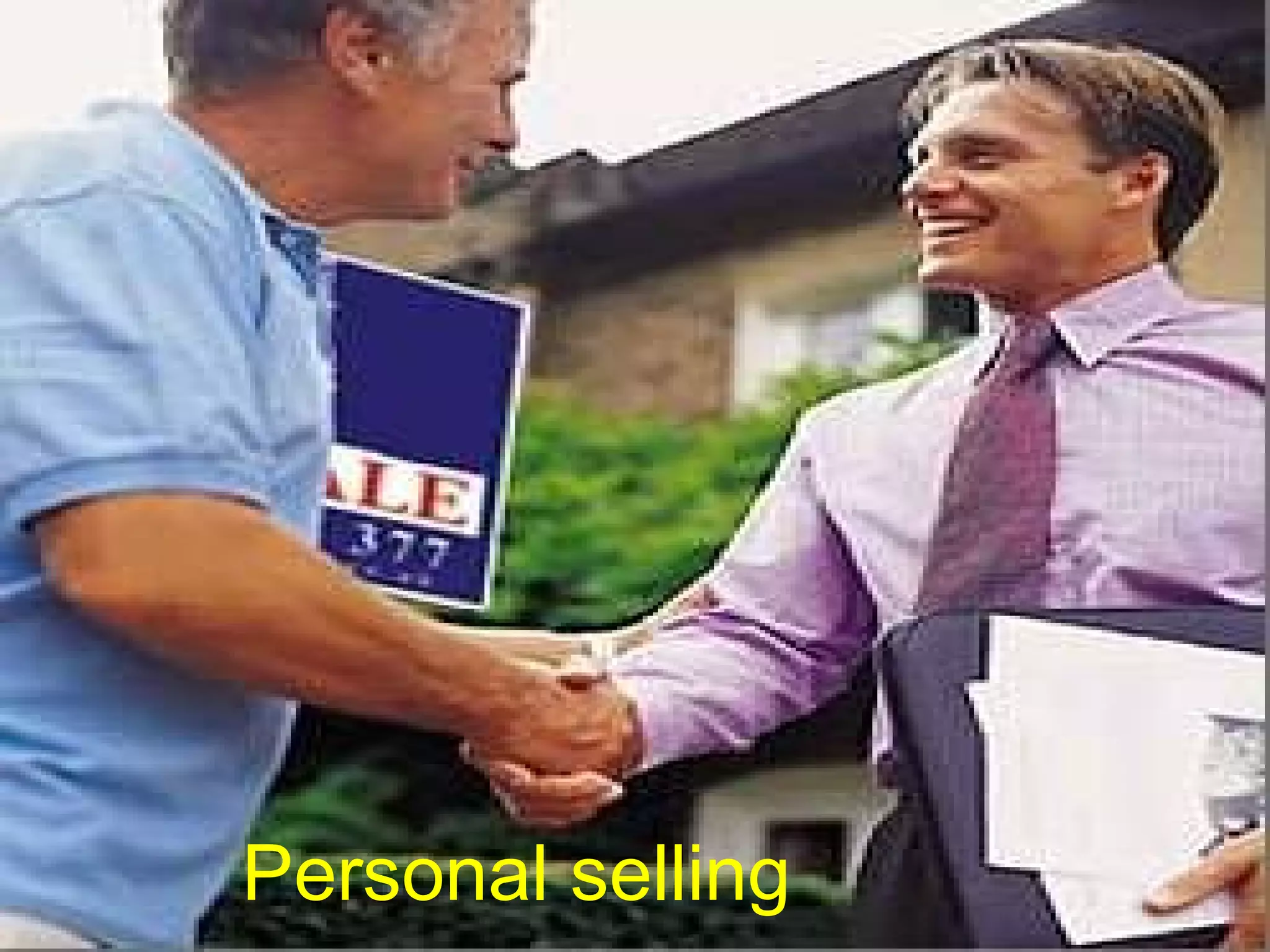 Personal selling 