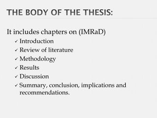 communication of research findings ppt