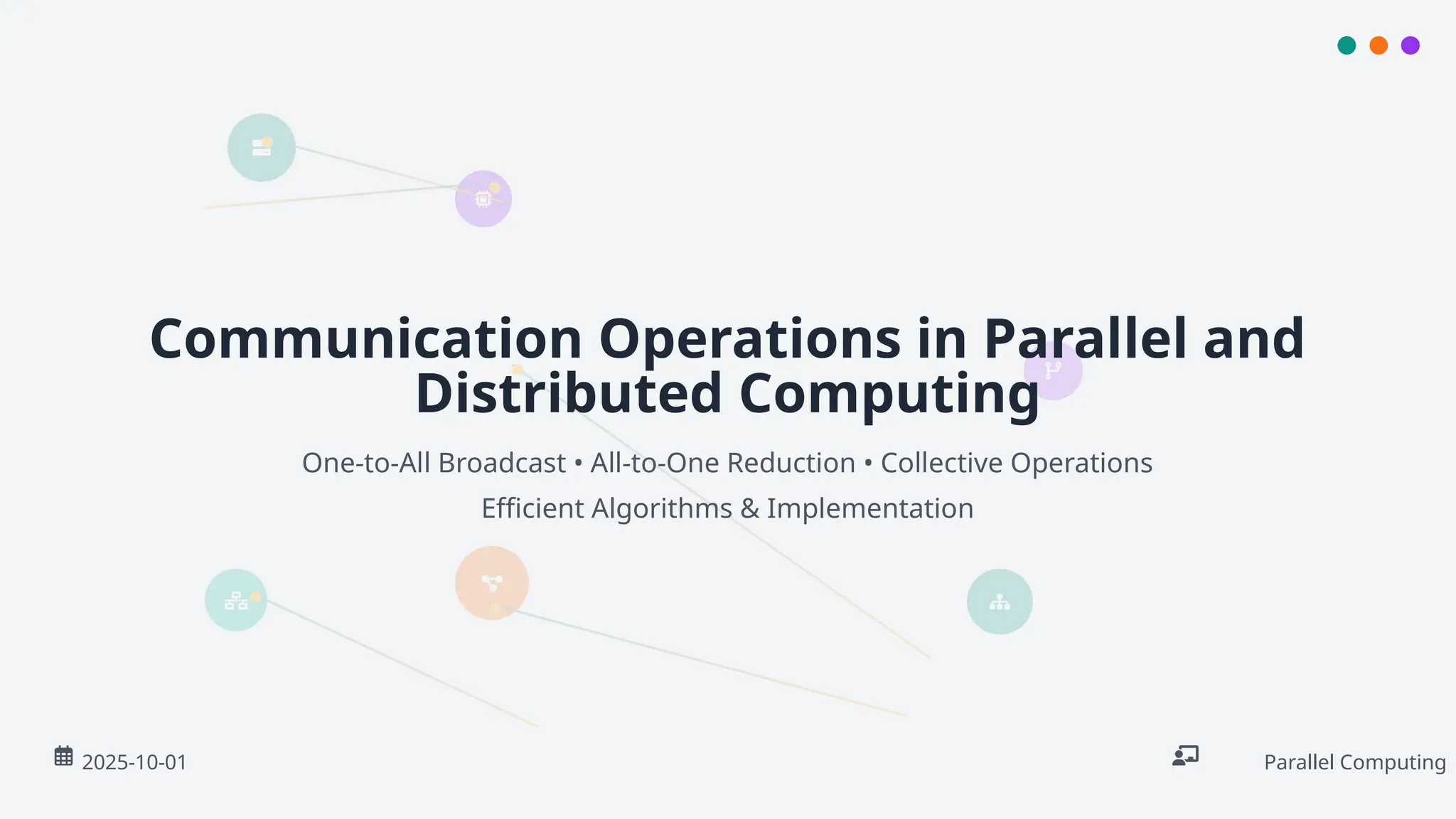 Communication Operations in Parallel and Distributed Computing.pptx