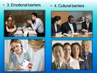 • 3. Emotional barriers • 4. Cultural barriers
10/3/2013 1:41:04AM 17
 