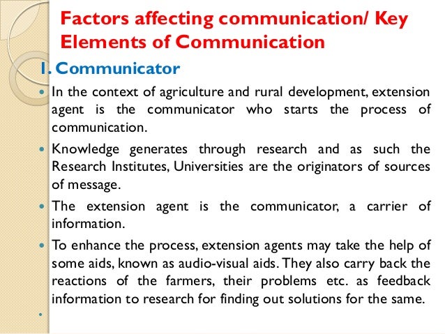 Factors That Influence Communication And The Strategies