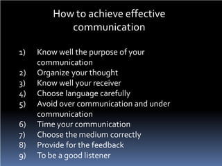 UNDERSTANDING THE PROCESS AND CONCEPT OF COMMUNICATION | PDF