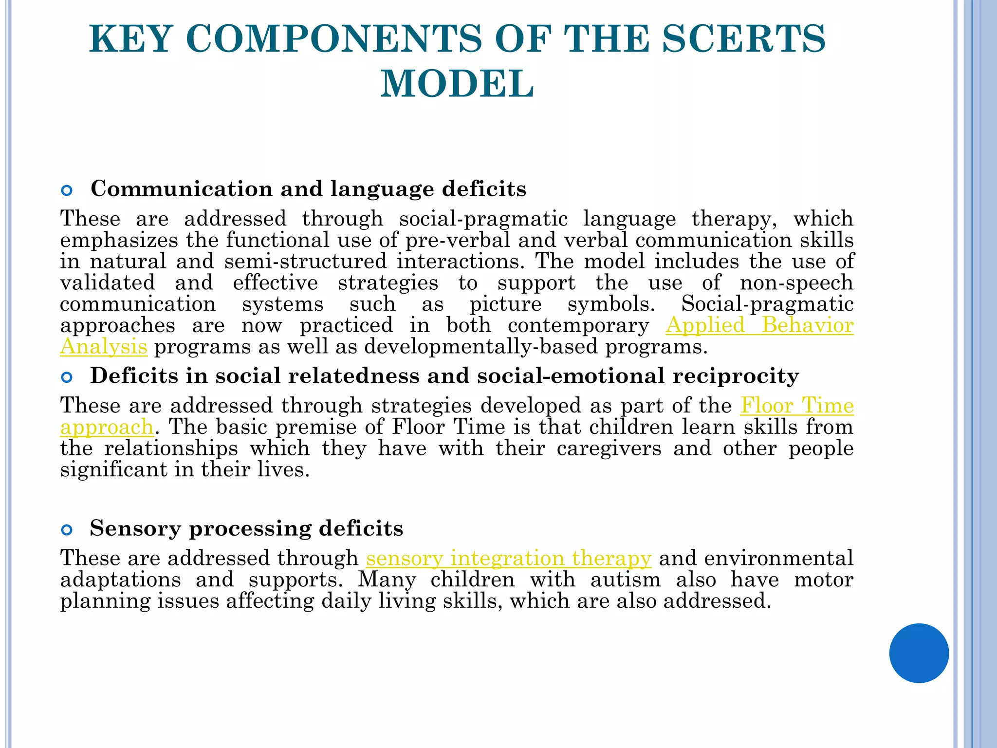 Communication problems and intervention for children with autism | PDF