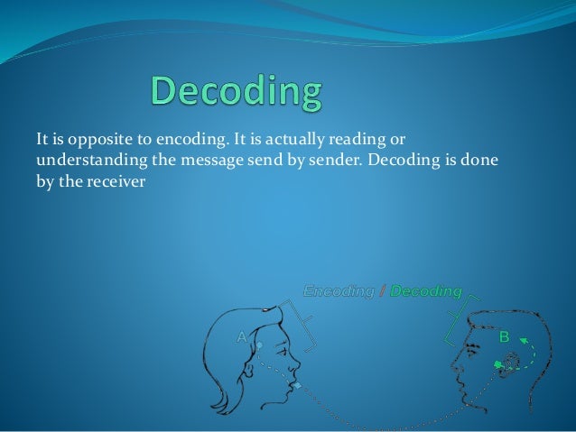 Communication process