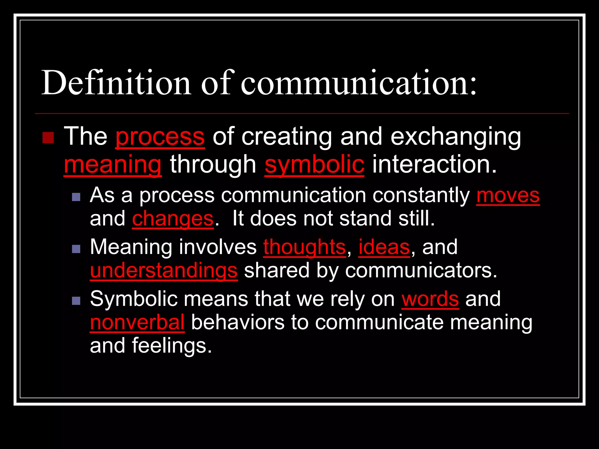 Communication process | PPT