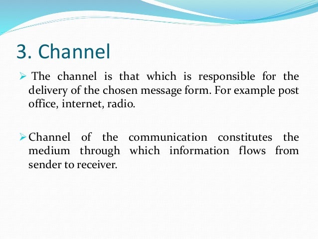 Communication process and elements of communication [Lab1]