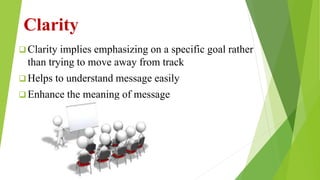 Clarity Examples Communication process ,Communication Components, barriers, | PPTX