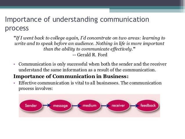 the importance of effective communication the importance of effective communication