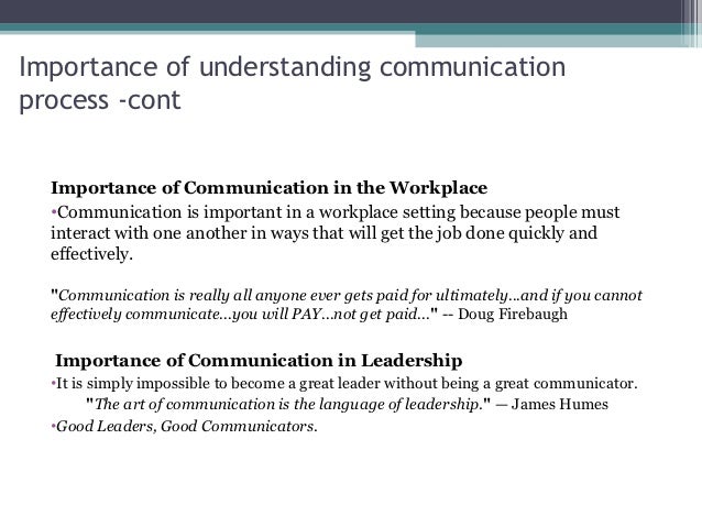 Why is it important to communicate effectively?