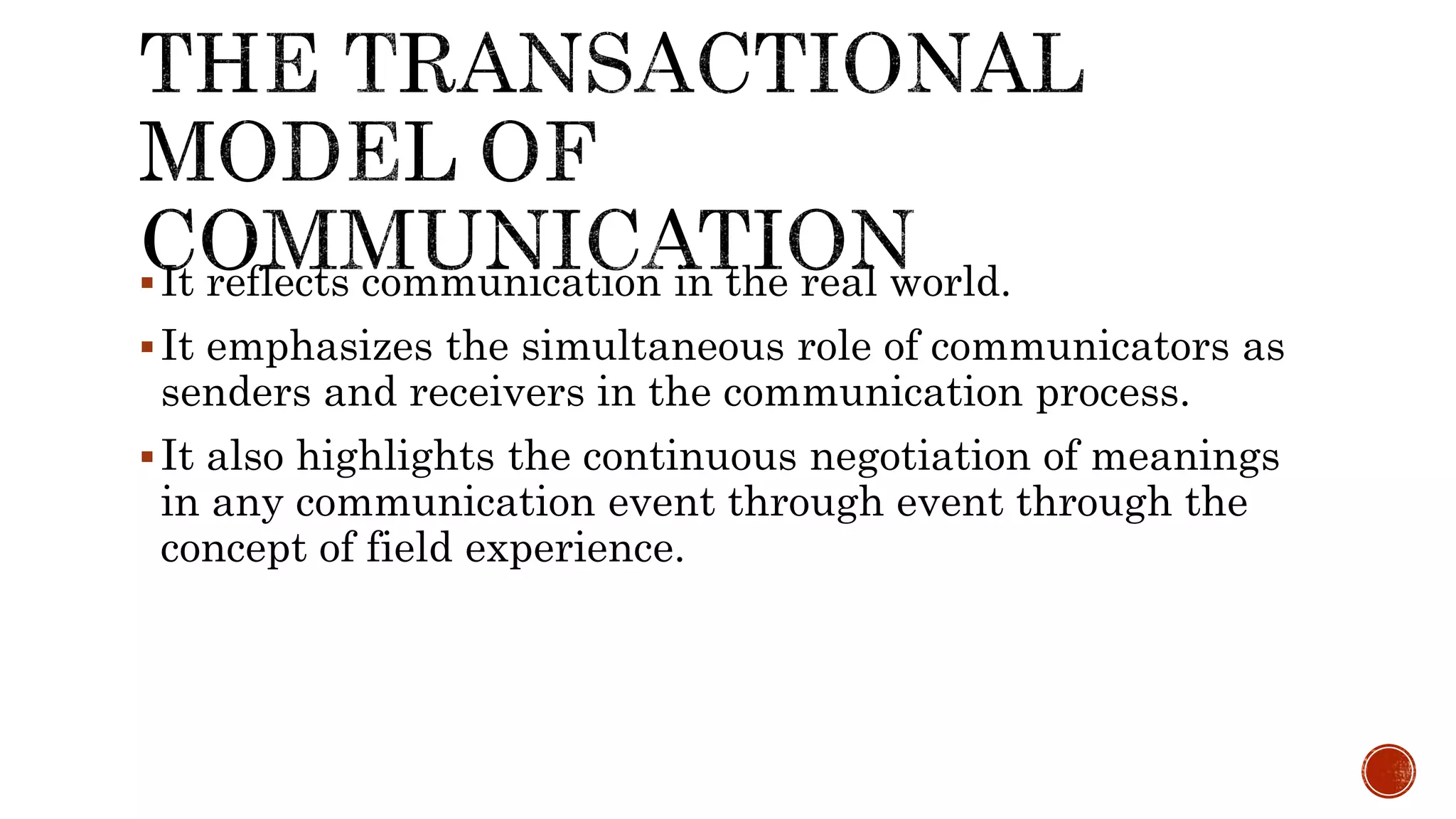 Communication process models | PPT