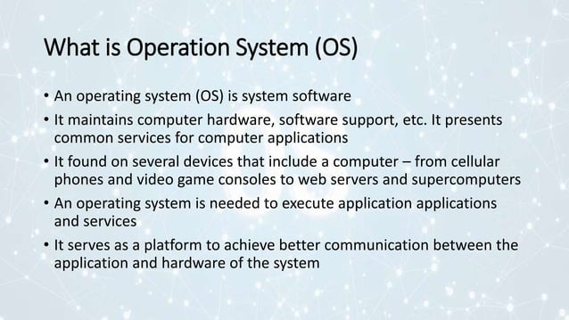 Communication Process of Operating System | PPT