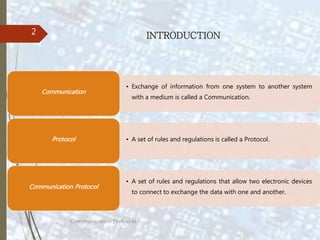 Communication protocols | PPTX