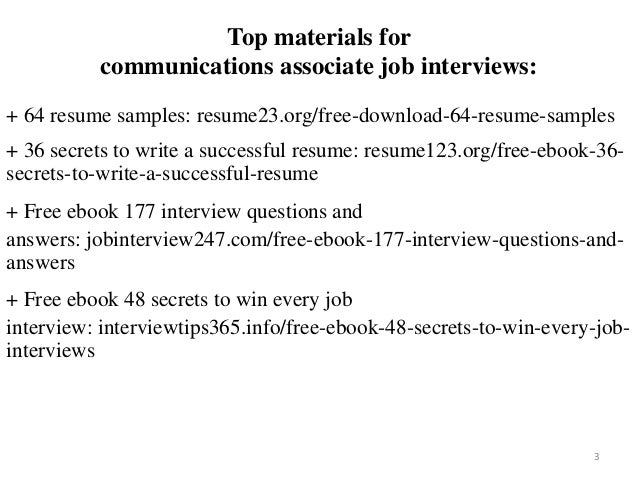 communications associate resume sample pdf ebook free download communication associate resume